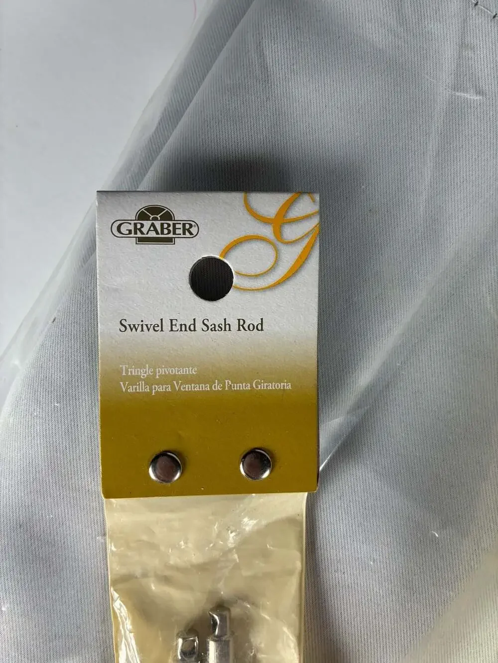 Curtain Rods and Room Darkening White Curtains Bundle for French Doors